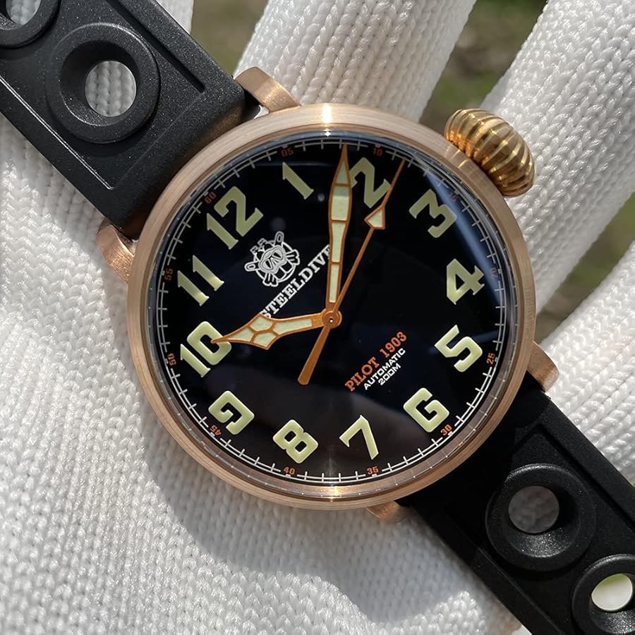 Amazon.com: STEELDIVE SD1903S Big Size Solid Bronze Case Dive